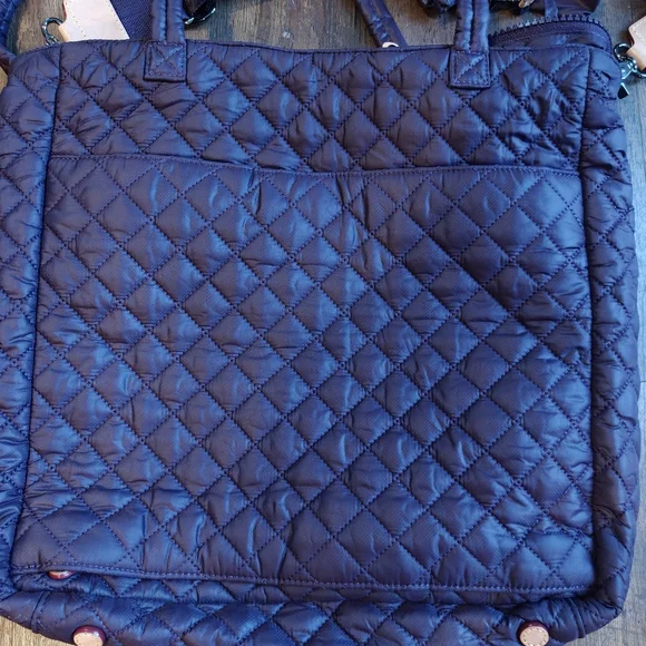 MZ Wallace Large Metro Quatro Tote in Raisin - Picture 7 of 9